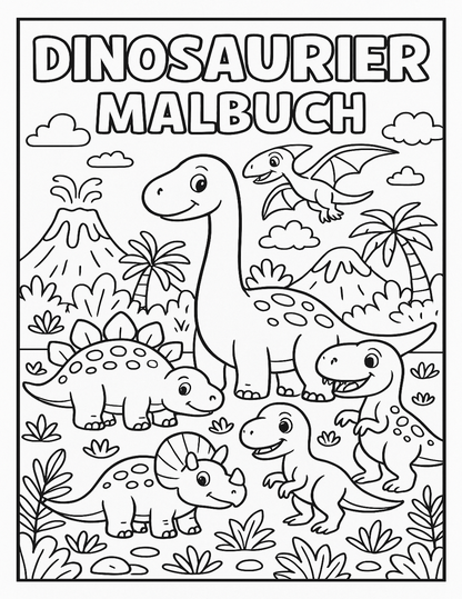 Dino Ausmalbuch