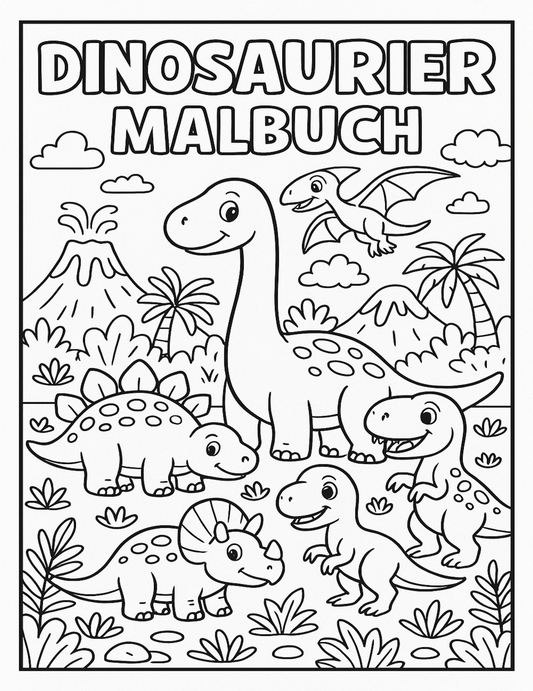 Dino Ausmalbuch